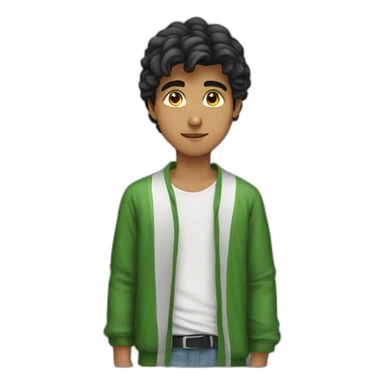 Saudi teenager male sticker