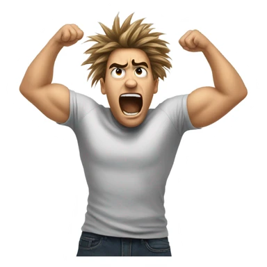 Head banging sticker