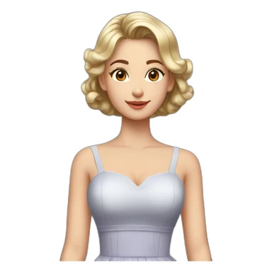 Anastasiya reshetova in dress sticker