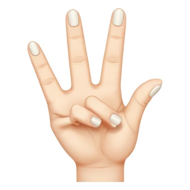 double middle finger  sticker