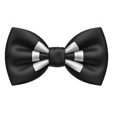 black bow tie  sticker