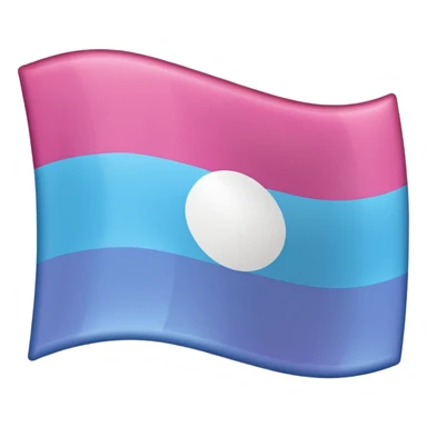 Trans flag sticker