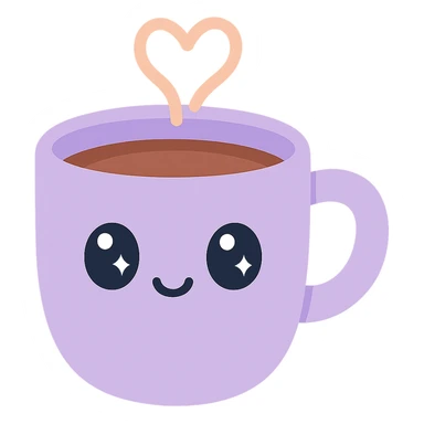 lavender mocha, cute and inviting sticker