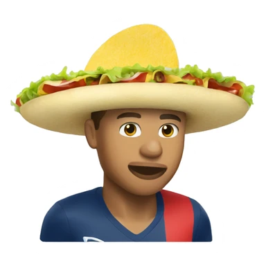 Mbappé mange tacos sticker
