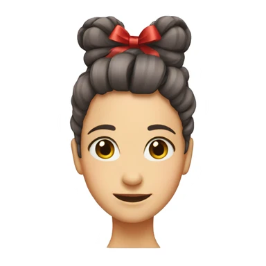 Ribbon hairstyle  sticker