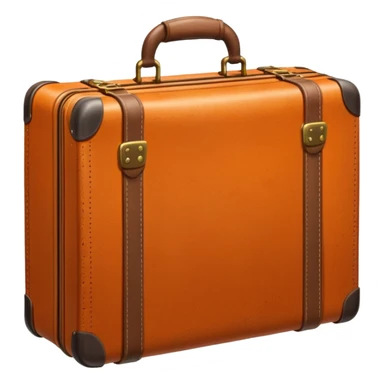 orange Suitcase sticker