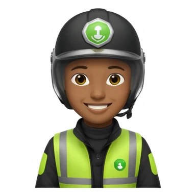 ojek online driver sticker