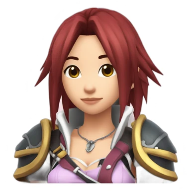 kingdom hearts kairi sticker
