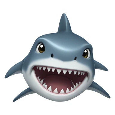 Shark love  sticker