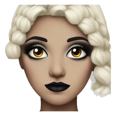 trad goth makeup sticker