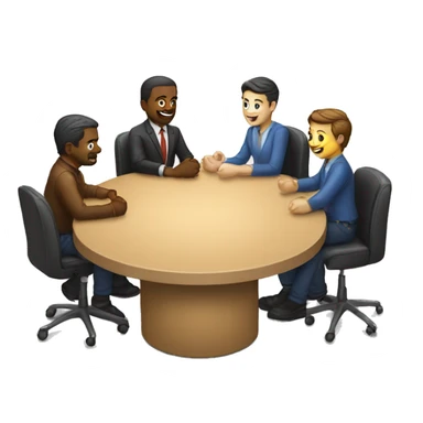 Premier Tech + teamwork + roud table sticker