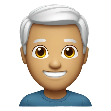 memoji man smile sticker
