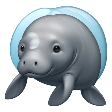 Manatee sticker