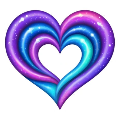 Galaxy Heart  sticker