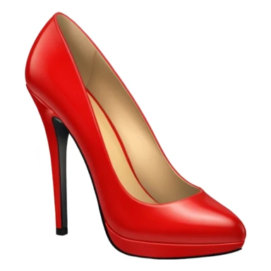 women's red shoes sticker