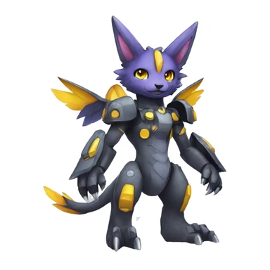  kawaii cool edgy Digimon-Fakemon-animal full body sticker
