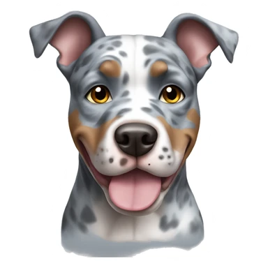 Blue Merle pitbull sticker