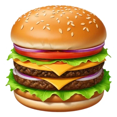Hamburger sticker
