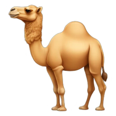 Camel getting tan sticker