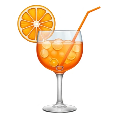 emoji spritz cocktail sticker