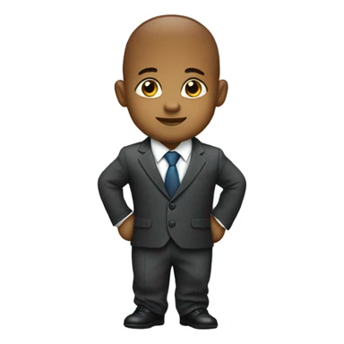 Baby in a suit sticker