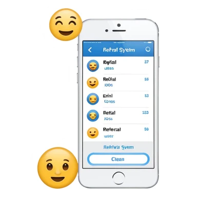 referal system sticker