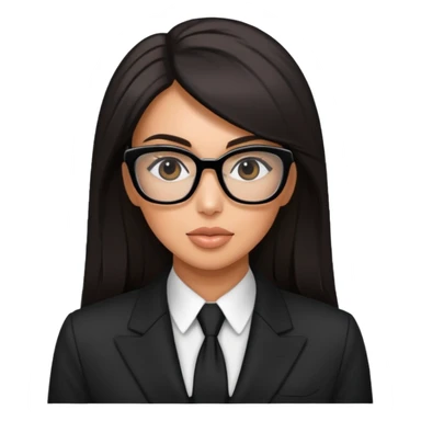 kim kardashian as a lawyer sticker