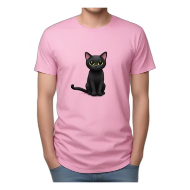 black-cat-pink-shirt-takephotos sticker