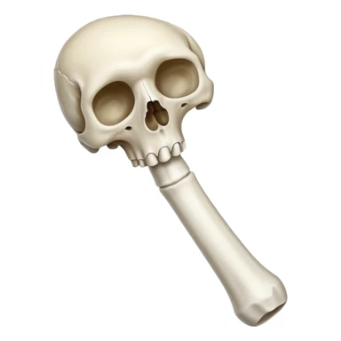 singular humerus bone sticker