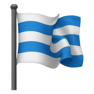 white flag ith blue circle in it‘s middle sticker