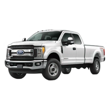 Caminhonete F250 turbinada sticker