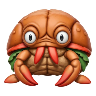 Mr. Krabs digging in butt sticker