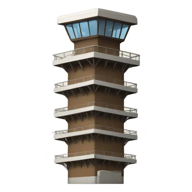 Brown Airport Tower sticker