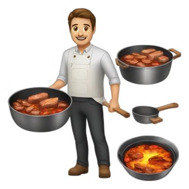 enano asador bostero sticker