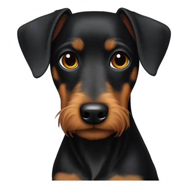 Black jagdterrier nad dachshund sticker
