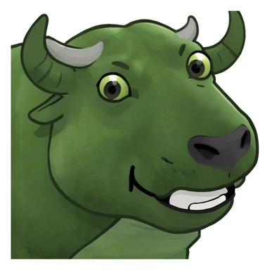 Water buffalo  sticker