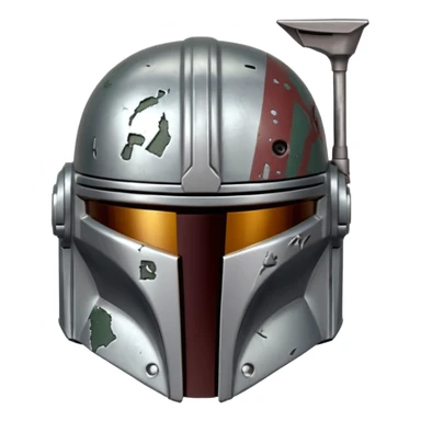 the mandalorian helmet sticker