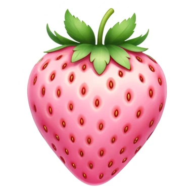 pastel pink strawberry  sticker