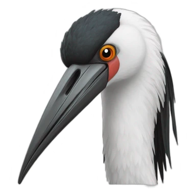 jabiru d’afrique sticker