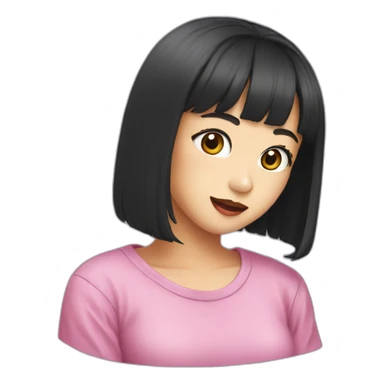 Lisa from black pink sticker