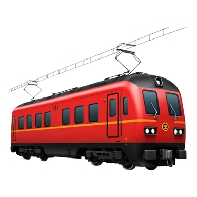 2 cabin diesel electric train from 🇯🇵 sticker