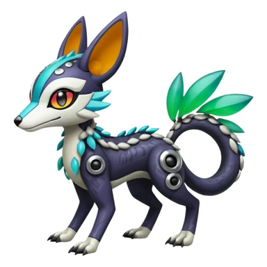 Meloetta-Vernid-Trico-Sergal-Protogen-Primagen-Pokémon-Fakémon-creature sticker