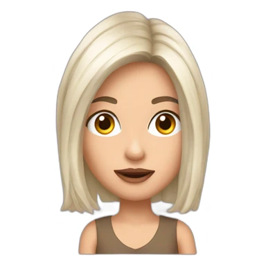 Cara coqueta  sticker