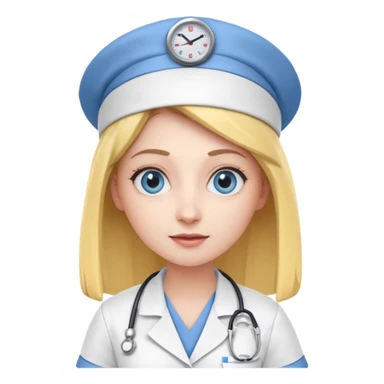 minion woman nurse sticker