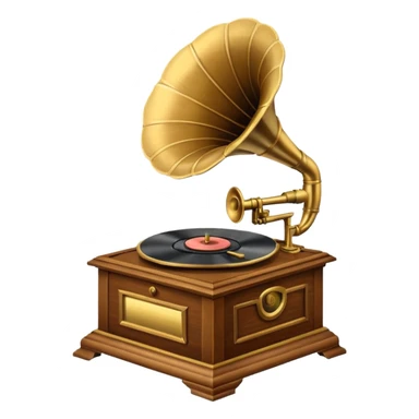 Gramophone Music Player sticker