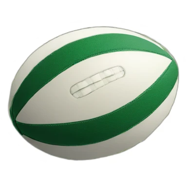 rugby ball made of dollar bills sticker