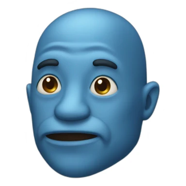 Fishman blue skin sticker