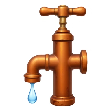 rusty faucet sticker