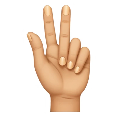 Mano con il mignolo all' in sù sticker