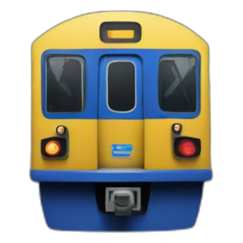 Blue Subway sticker
